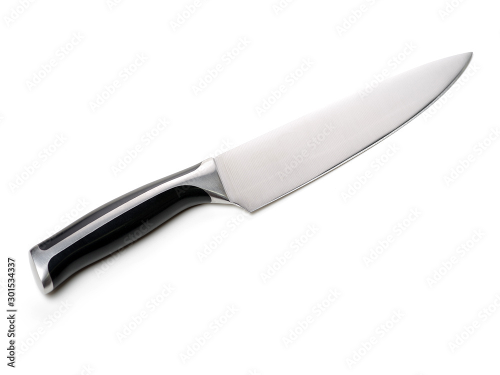 Kitchen knife on white background Kitchen knife on white background