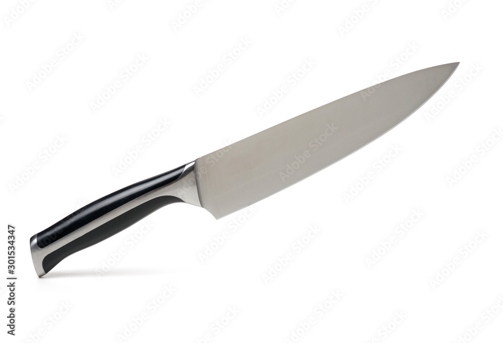 Kitchen knife on white background Kitchen knife on white background