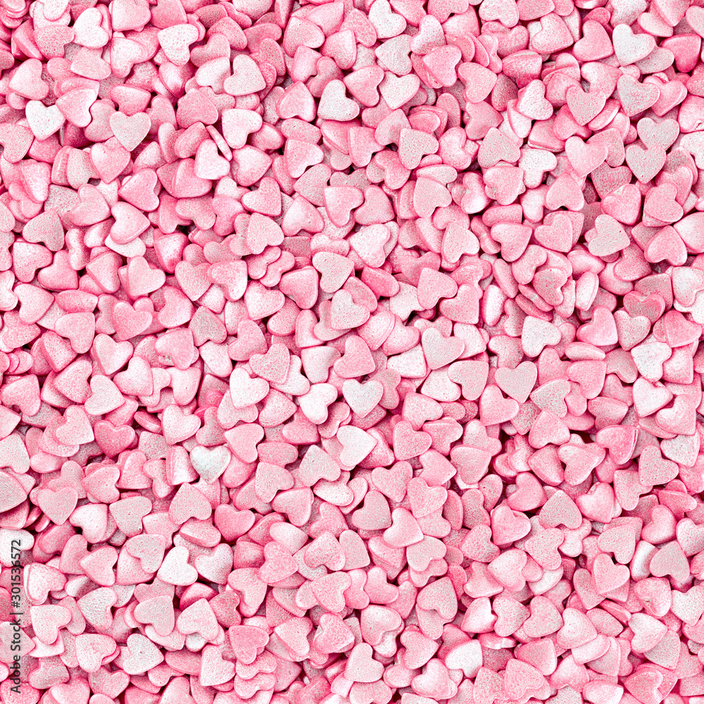 Trendy shiny silver pink hearts background Trendy shiny silver pink hearts background