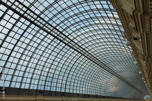 long glass ceiling