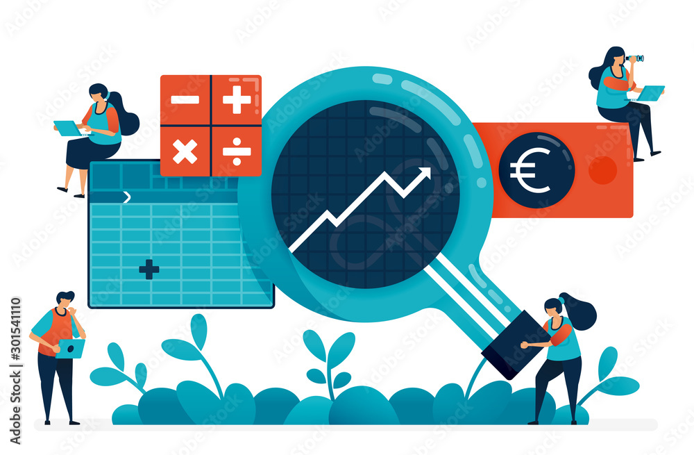 encanto escritura reducir Accounting software with business intelligence or bi in analysis, plan,  strategy. Artificial intelligence software ideas for planning business  growth. Illustration of website, banner, software, poster vector de Stock |  Adobe Stock