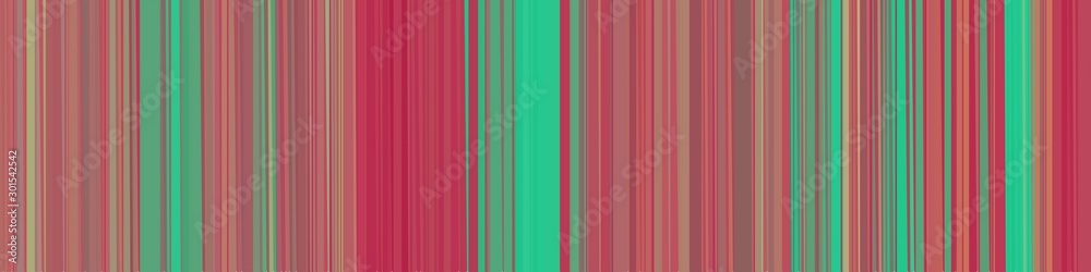 Obraz premium horizontal header banner with stripes and moderate red, medium sea green and blue chill colors