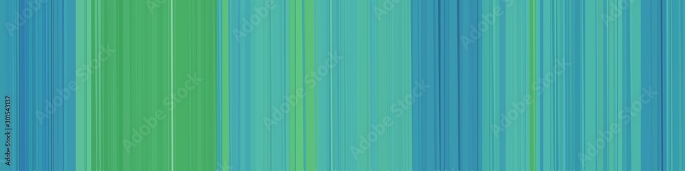 horizontal header banner with stripes and blue chill, cadet blue and medium sea green colors