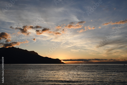 sunset on the point