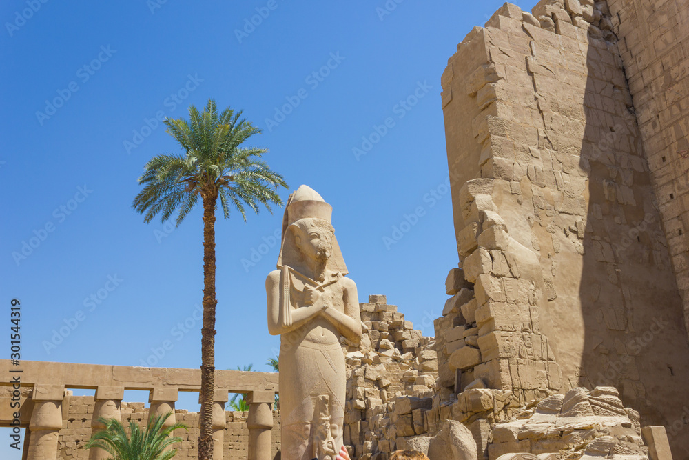 Ancient ruins of Karnak temple in Egypt Ancient ruins of Karnak temple in Egypt