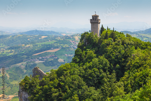 The Guaita fortress is the oldest and the most famous tower on San Marino.