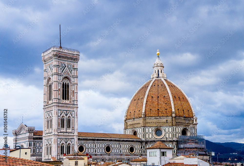 Dome of the cathedral of Florence Italy