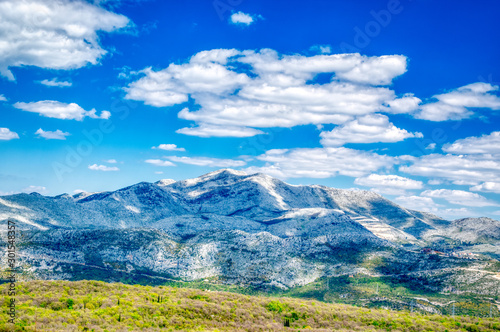 Mountain view from Fort Imperial  Dubrovnik  Croatia