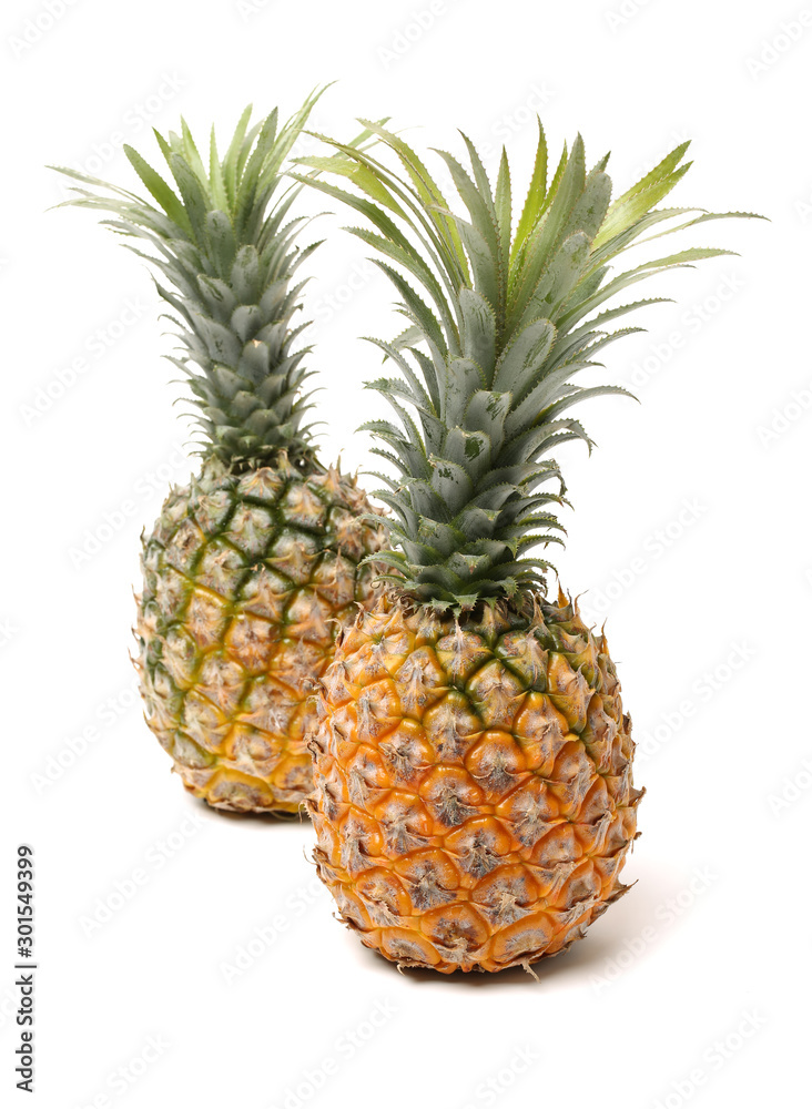 Pineapple on a white background Pineapple on a white background