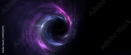 black hole, science fiction wallpaper. Beauty of deep space. Colorful graphics for background, like water waves, clouds, night sky, universe, galaxy, Planets,