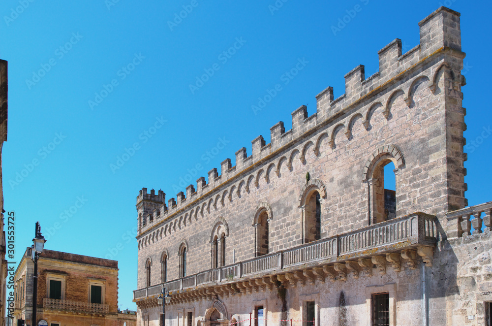 Palazzo Vecchio (Old Palace) at Diso Marittima, Salento, Italy