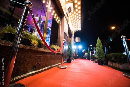 Photography Empty red carpet entrance before opening ceremony