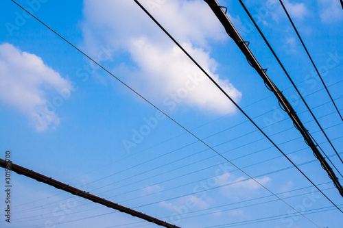 電線と空 © Yukio 