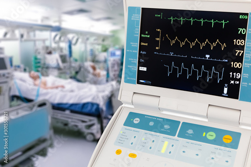 Vital Signs Monitor for Intra-Aortic Balloon Counterpulsation in ICU photo