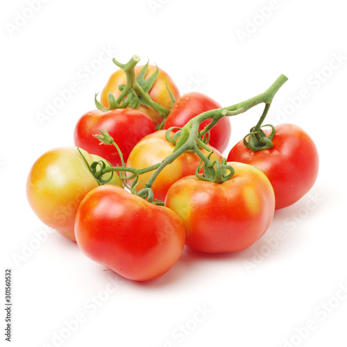 fresh tomato isolated on white background