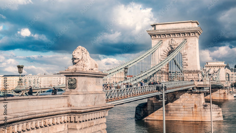 Chain Bridge. Budapest. Hungary