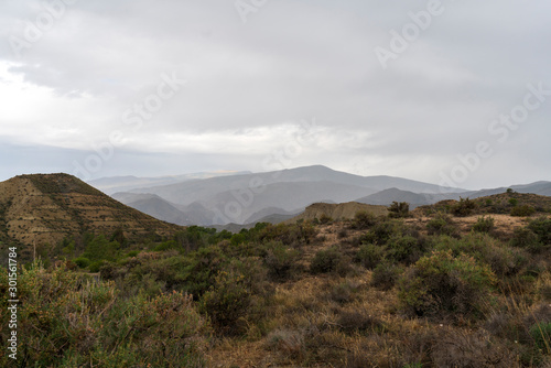 landscapes near the Ricaveral road  Almeria 