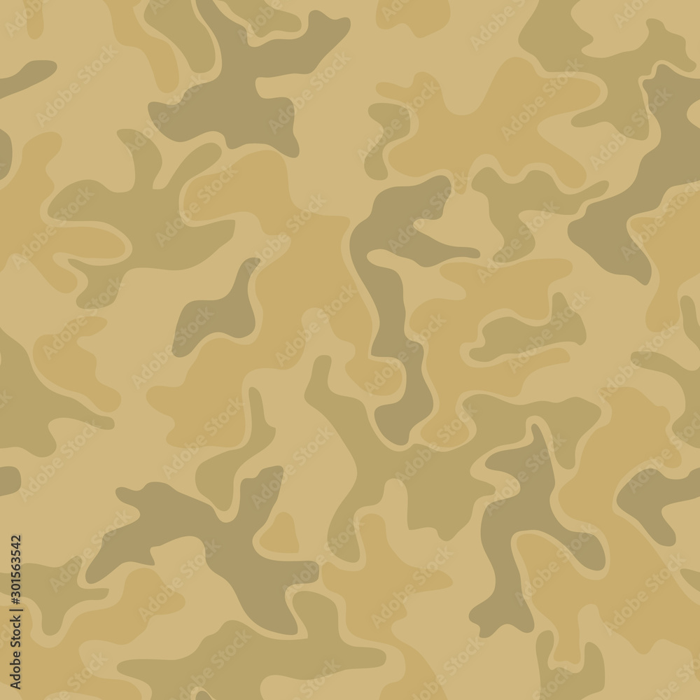 Seamless camouflage pattern. Khaki texture, vector illustration. Camo print background. Abstract military style backdrop Seamless camouflage pattern. Khaki texture, vector illustration. Camo print background. Abstract military style backdrop