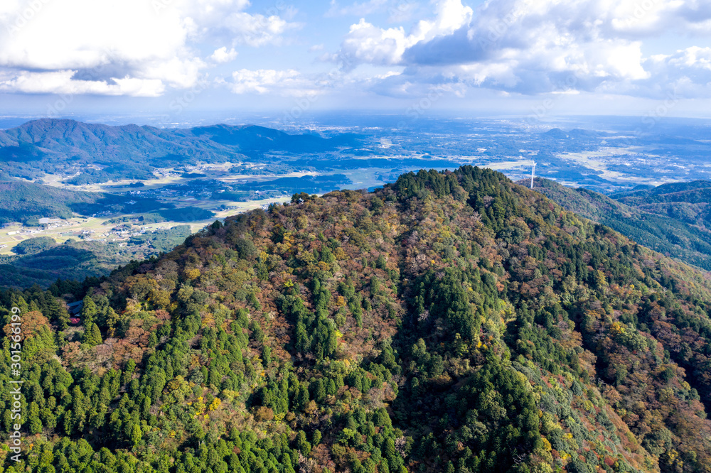 茨城県 加波山の山頂