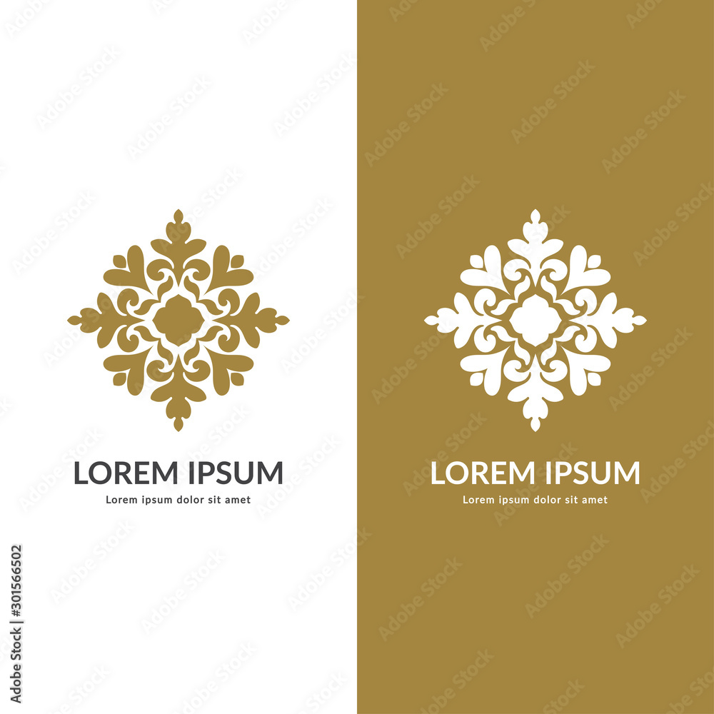 Decorative emblem. Elegant, classic vector. Can be used for jewelry, beauty and fashion industry. Great for logo, monogram, invitation, flyer, menu, brochure, background, or any desired idea. Decorative emblem. Elegant, classic vector. Can be used for jewelry, beauty and fashion industry. Great for logo, monogram, invitation, flyer, menu, brochure, background, or any desired idea.