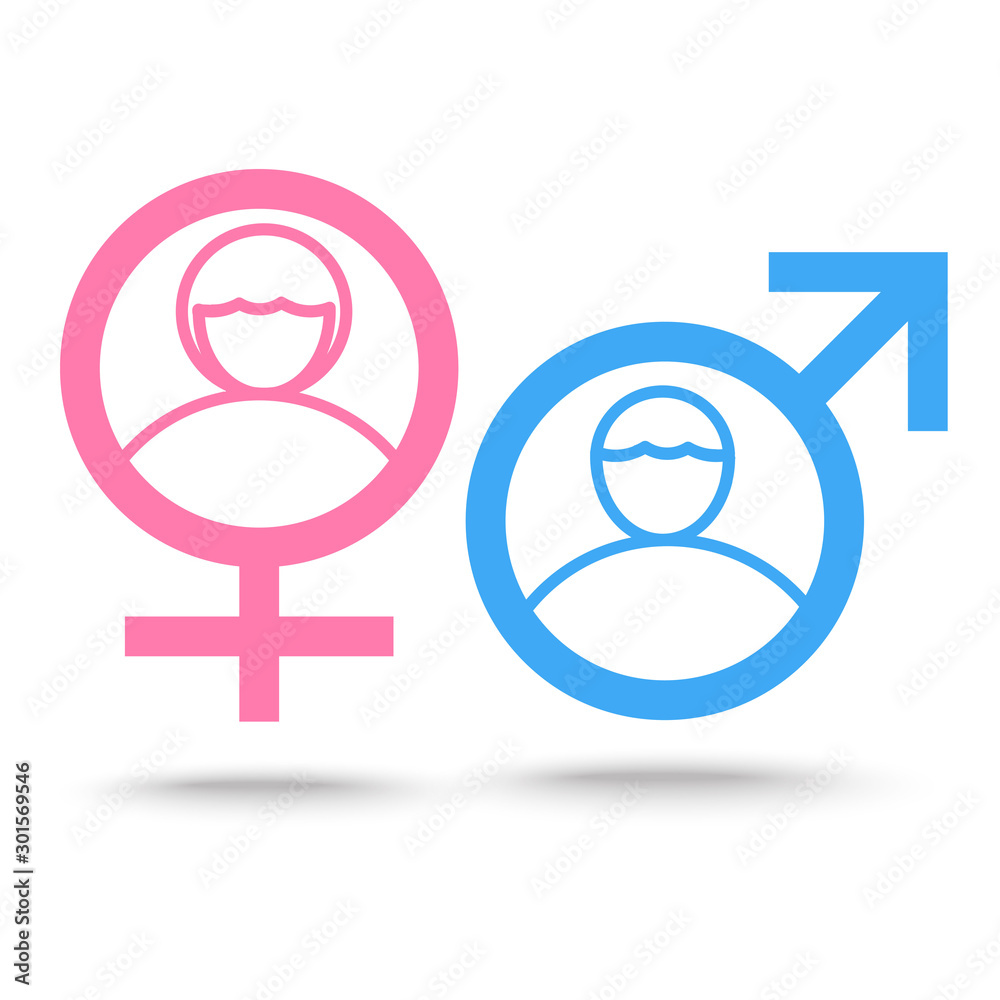 Gender symbol icons