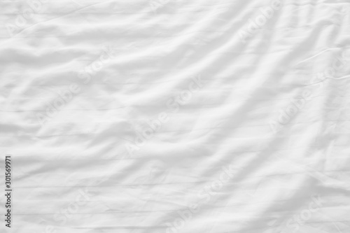 White linen background with copy space.