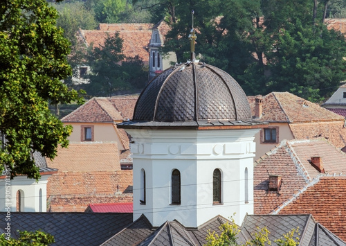 Romanian Orthodox Church in village Bazna photo