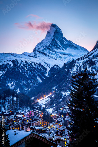 Paysage de montages - Zermatt - Suisse