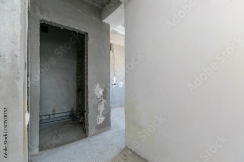 interior of the apartment without decoration © gluschenkoart