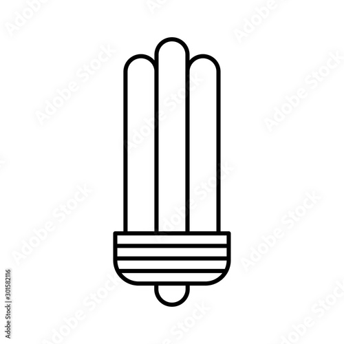 icon set for energy    saver  and bulb