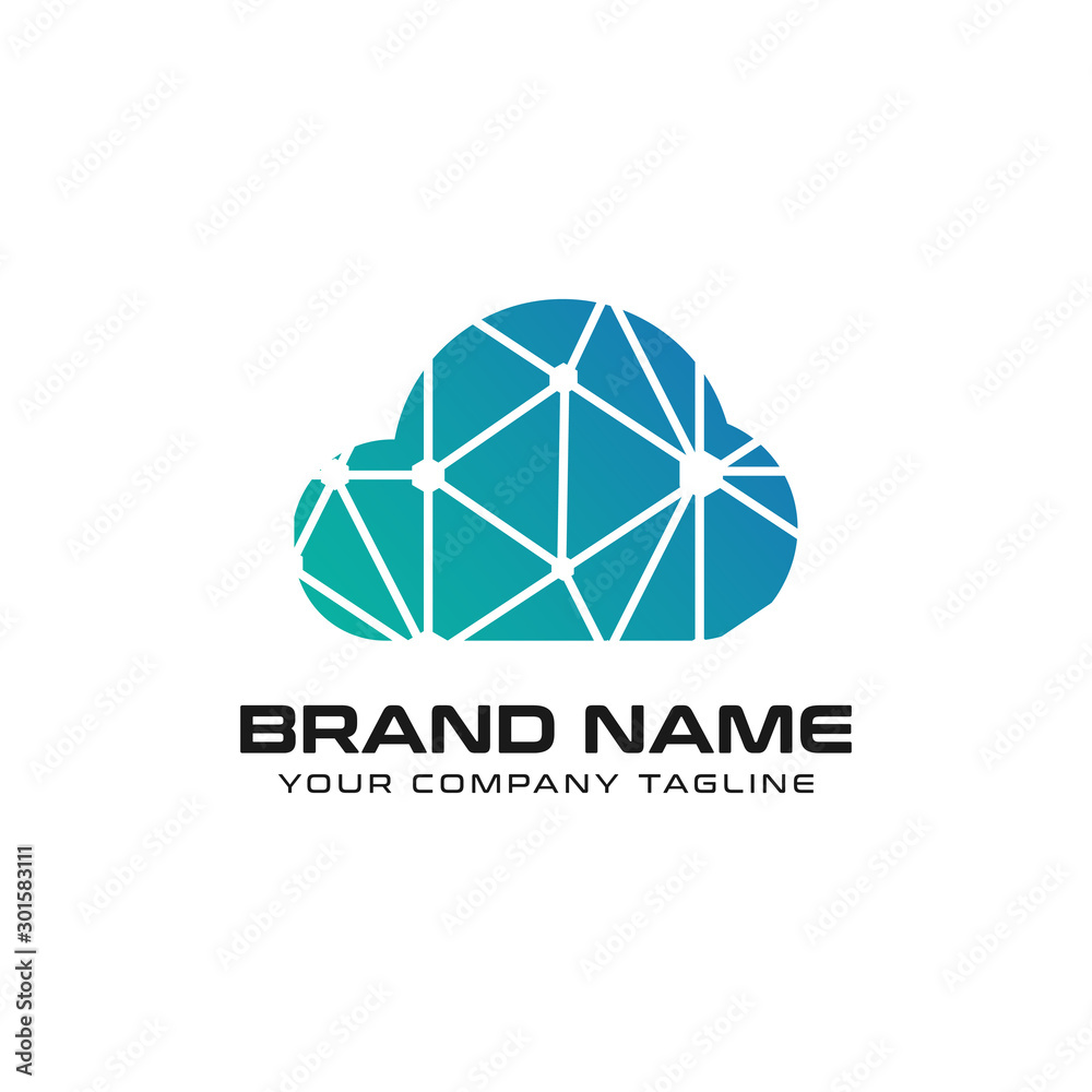 Cloud Technology Logo design vector Cloud Technology Logo design vector