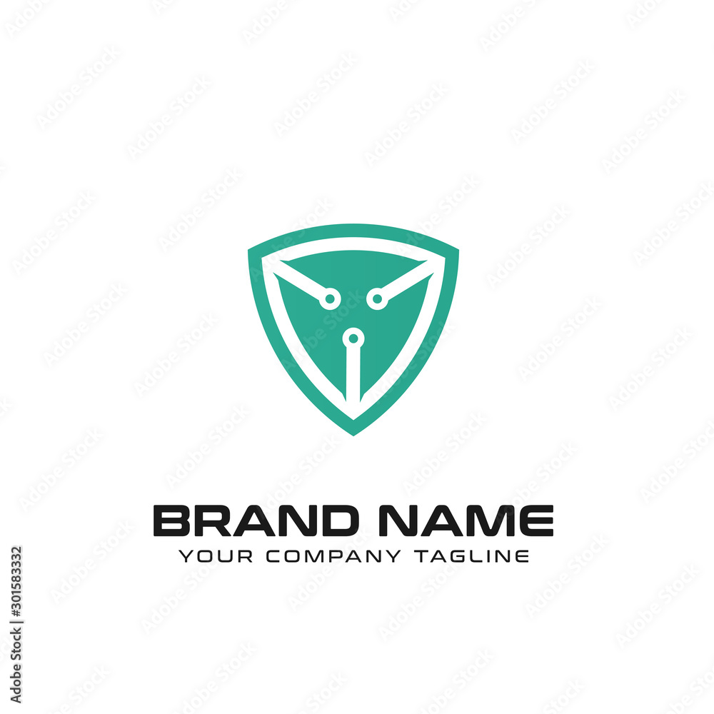 Obraz premium Security Logo Design vector