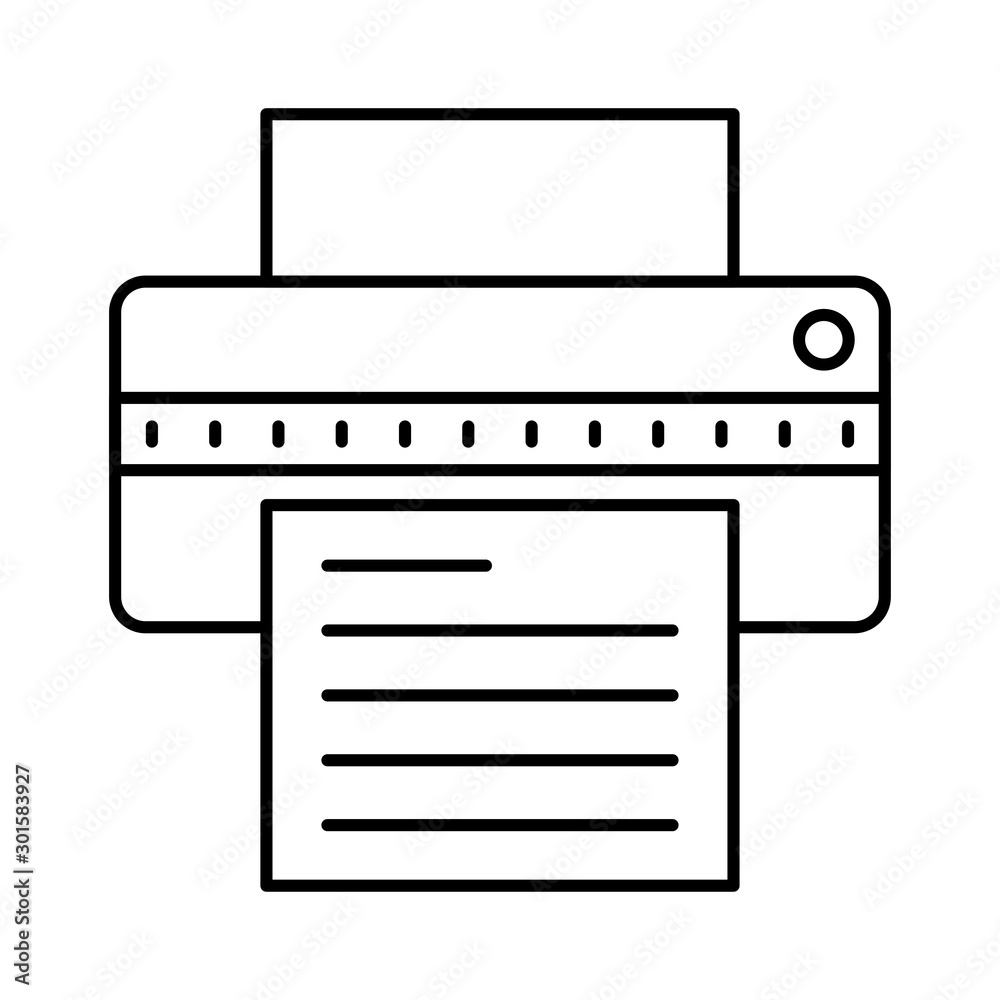 icon set for printer , photocopier and paper icon set for printer , photocopier and paper