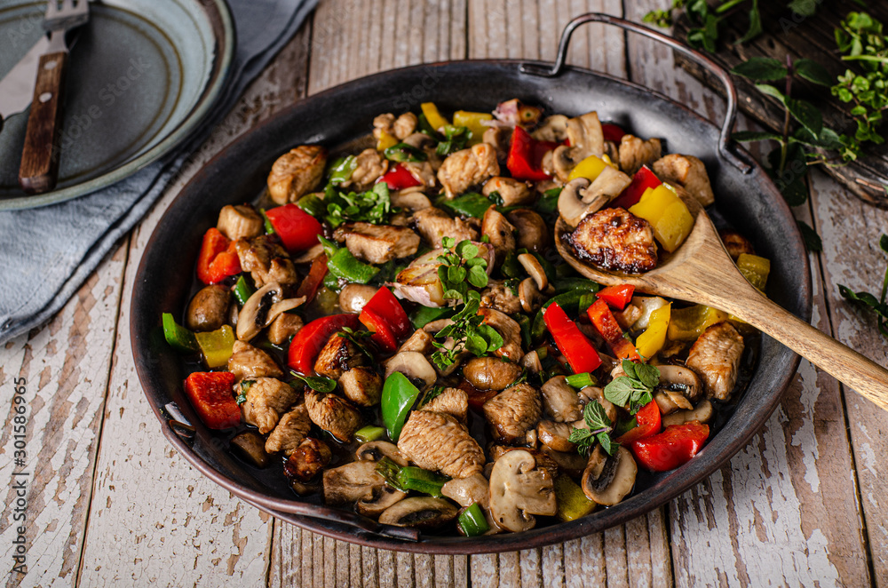 Stir fry chicken Stir fry chicken