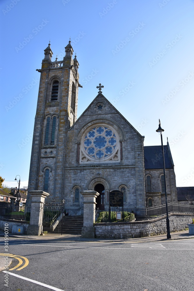 Fototapeta premium church in howth dublin - ireland architecture