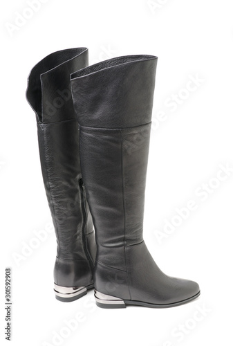 Wallpaper Mural Female high boots isolated on white background Torontodigital.ca