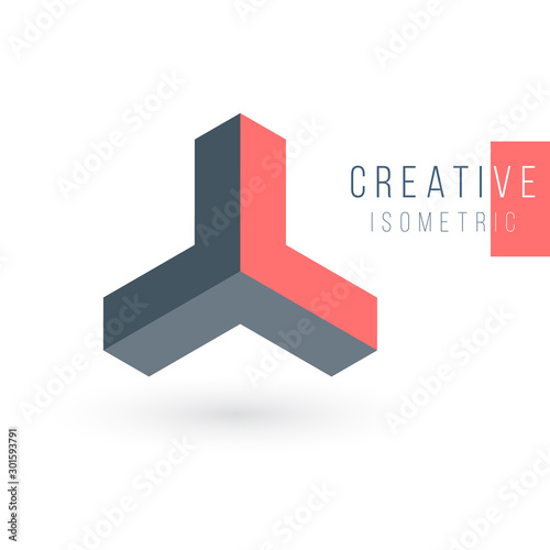 Isometric Three pointed sta...