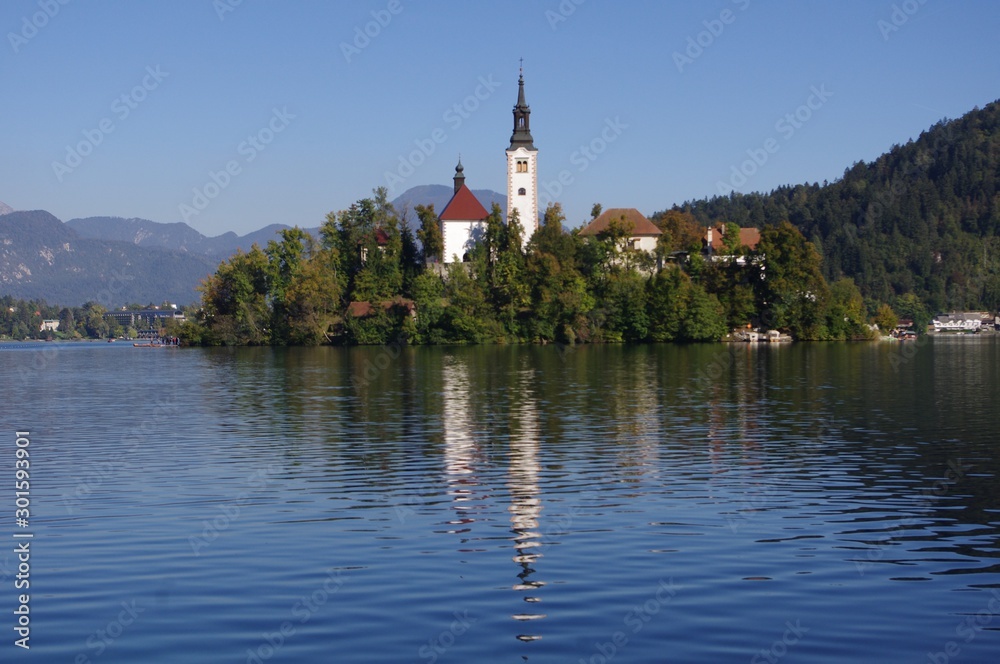 Bled island castle 