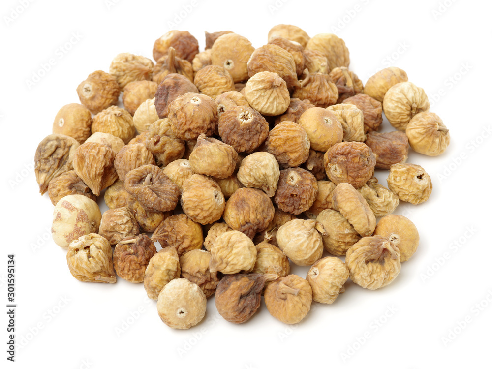 Dried fig on white background Dried fig on white background