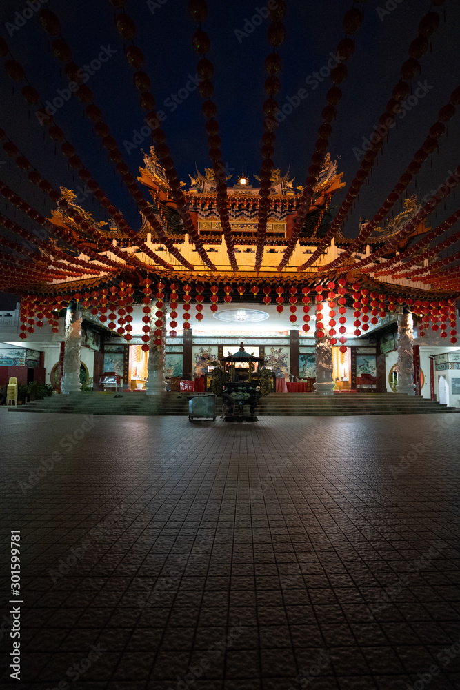 An interior view of Thean Hou temple
