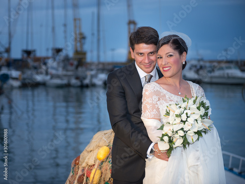 фотографія Newlyweds at the port of Termini Imerese (PA), Sicily