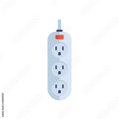 power strip icon, type B socket