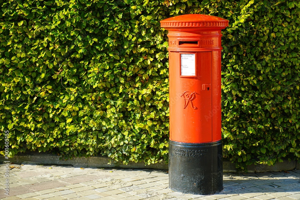 red post box