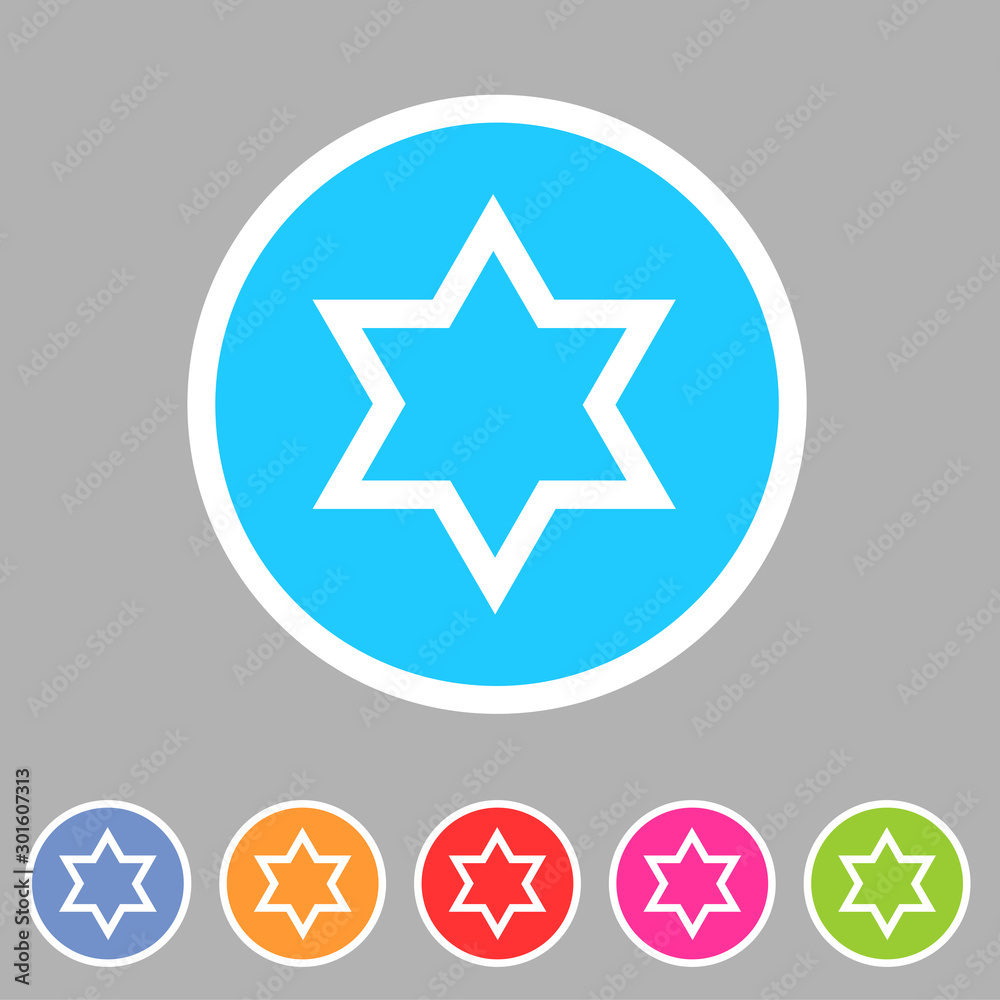magen david star israel symbol icon flat web sign symbol logo label magen david star israel symbol icon flat web sign symbol logo label