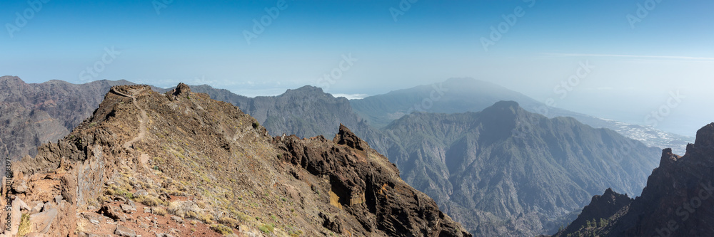 Mountainscape at Roche de Los Muchachos Mountainscape at Roche de Los Muchachos