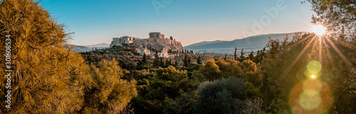 Panorama der Akropolis in Athen, Griechenland
