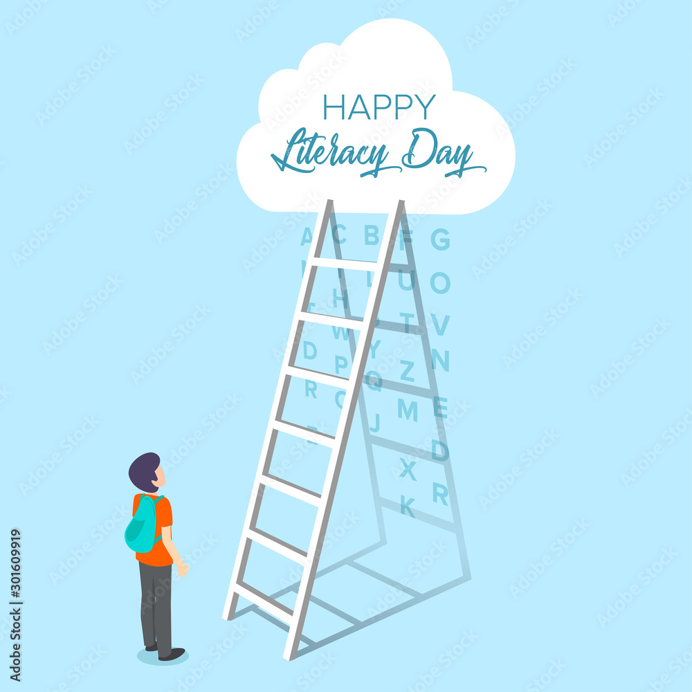 International Literacy Day poster. Education concept vector illustration. International Literacy Day poster. Education concept vector illustration.