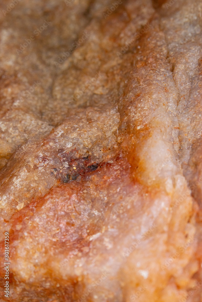 Orange Citrine Yellow Quartz Crystal Close Up Orange Citrine Yellow Quartz Crystal Close Up