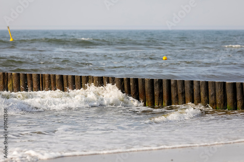 Fototapeta Naklejka Na Ścianę i Meble -  Waters of the Baltic Sea by the beach