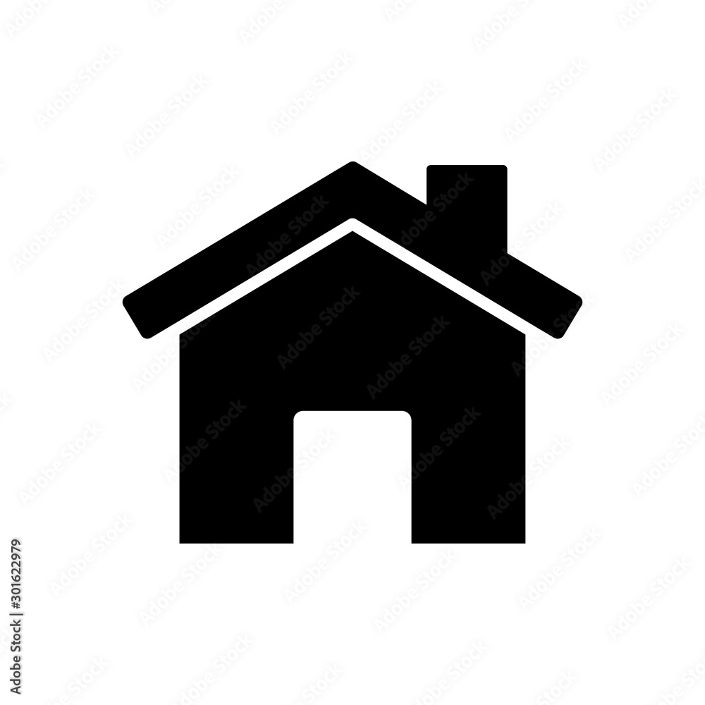 House icon, logo isolated on white background House icon, logo isolated on white background